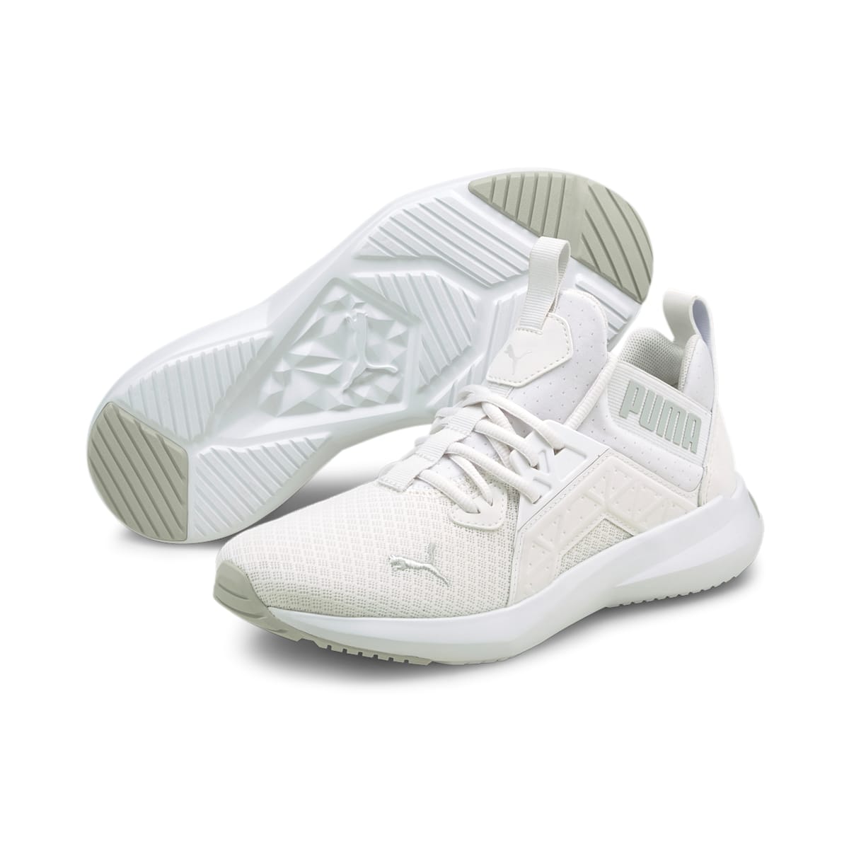 (WMNS) PUMA Softride Enzo NXT 'White Gray' 195235-05