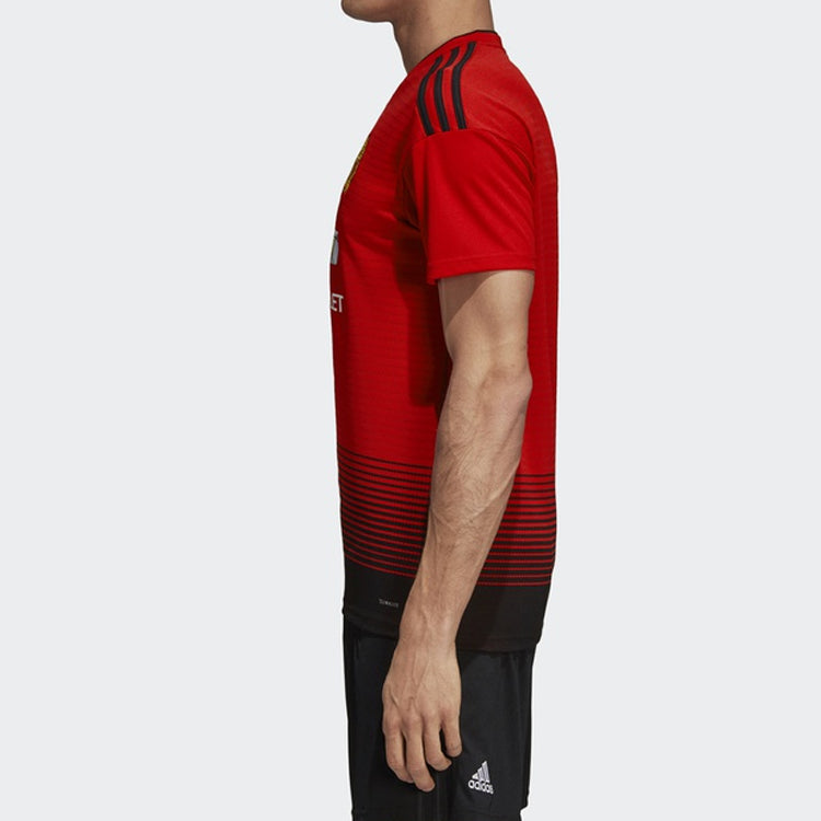 adidas Manchester United 18/19 Fan Edition Home Jersey 'Red Black' CG0040