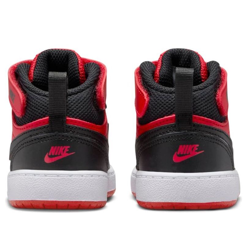 (TD) Nike Court Borough Mid 2 'University Red Black' CD7784-602