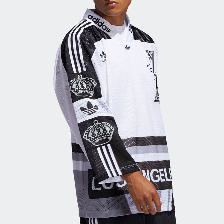 adidas BL LA JERSEY Long-Sleeve Men Black/White FM1558