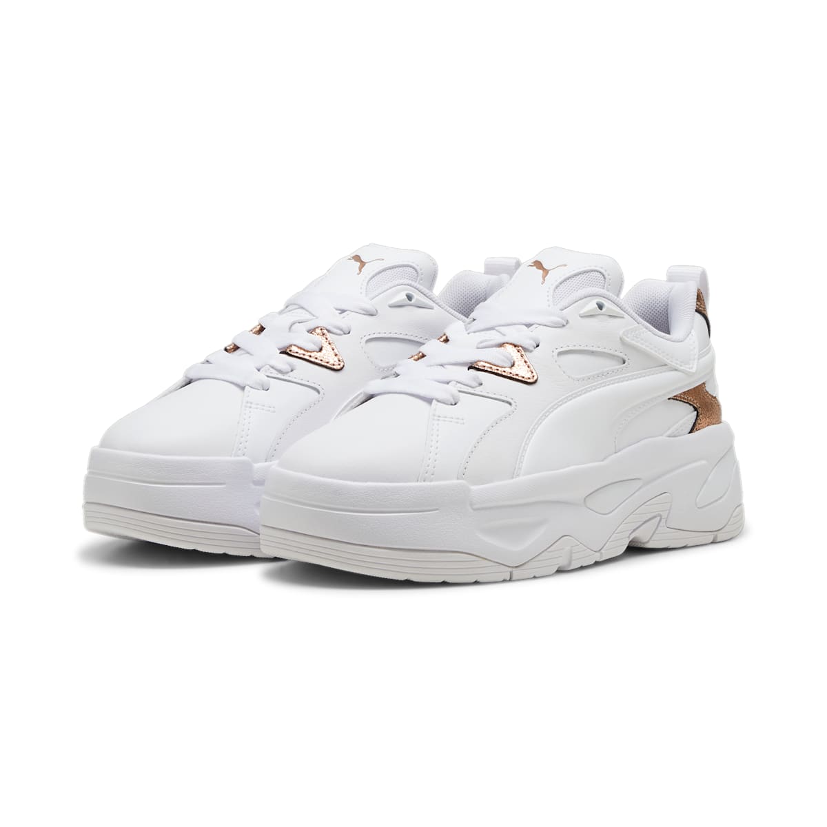(WMNS) PUMA BLSTR Glam Sneakers 'White Copper' 396387-01