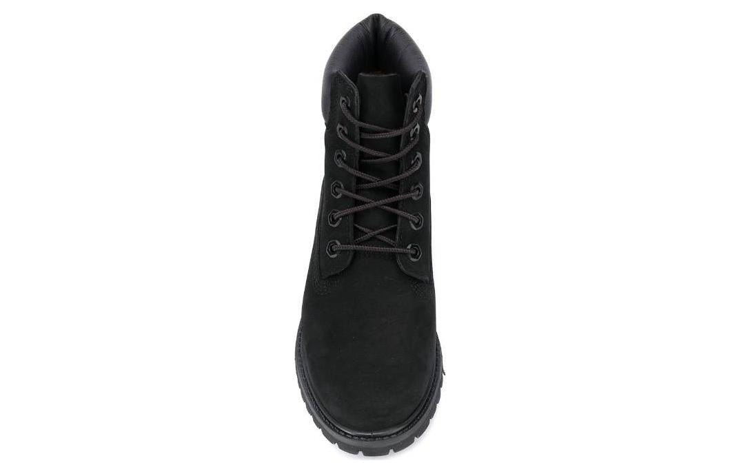 (WMNS) Timberland Premium 6 Inch Boot 'Black Nubuck' TB08658A0011