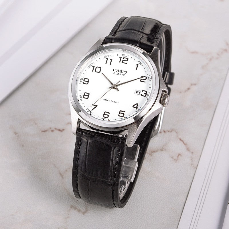 CASIO Quartz Waterproof Mens Silver Analog MTP-1183E-7B