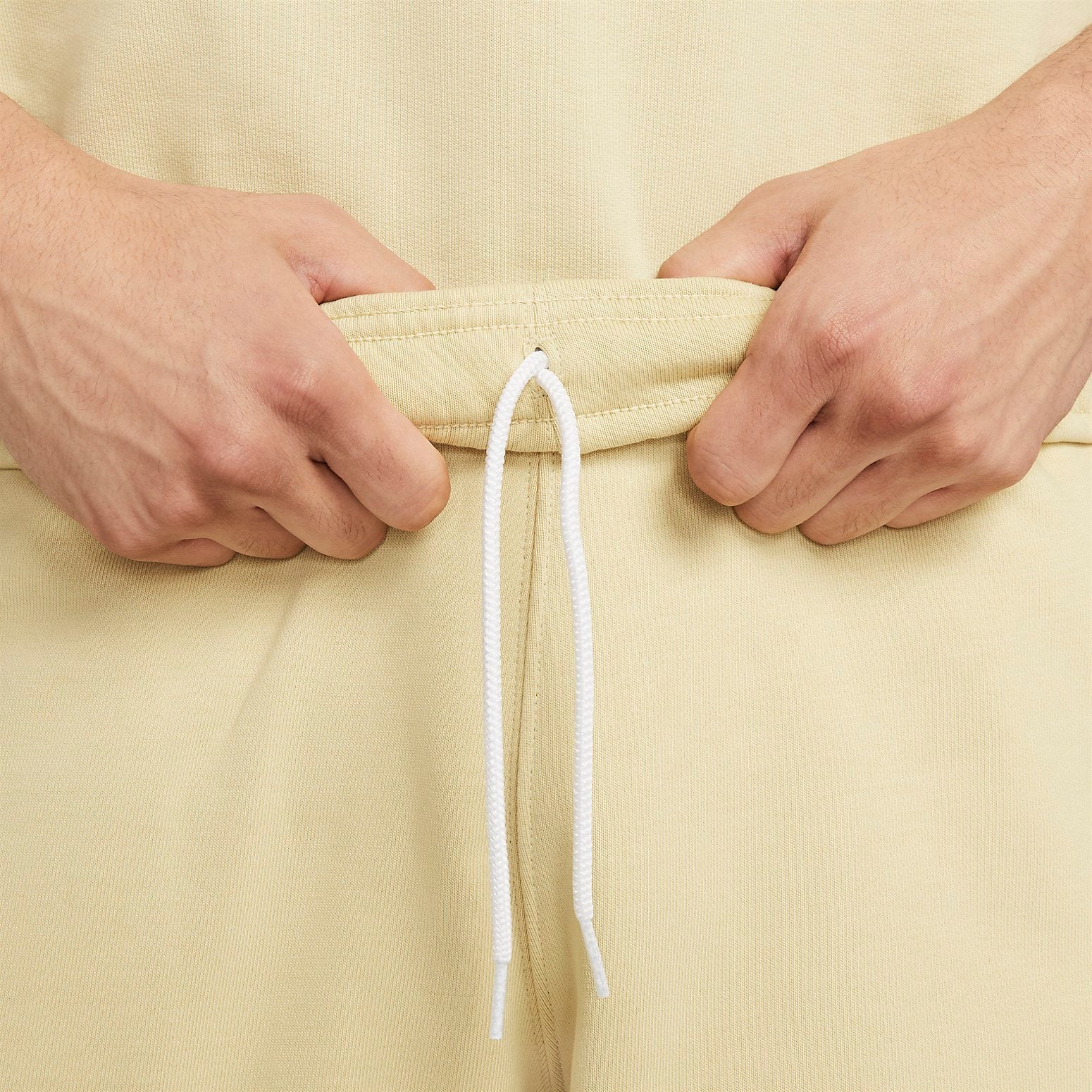 Nike Solo Swoosh Fleece Shorts 'Yellow' DV3056-783
