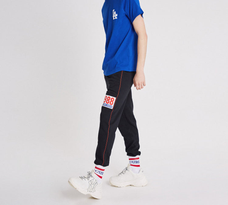 MLB NY/LA Los Angeles Dodgers Basic Small Label Printing Sports Round Neck Loose Short Sleeve Unisex Blue 31TS21931-07U