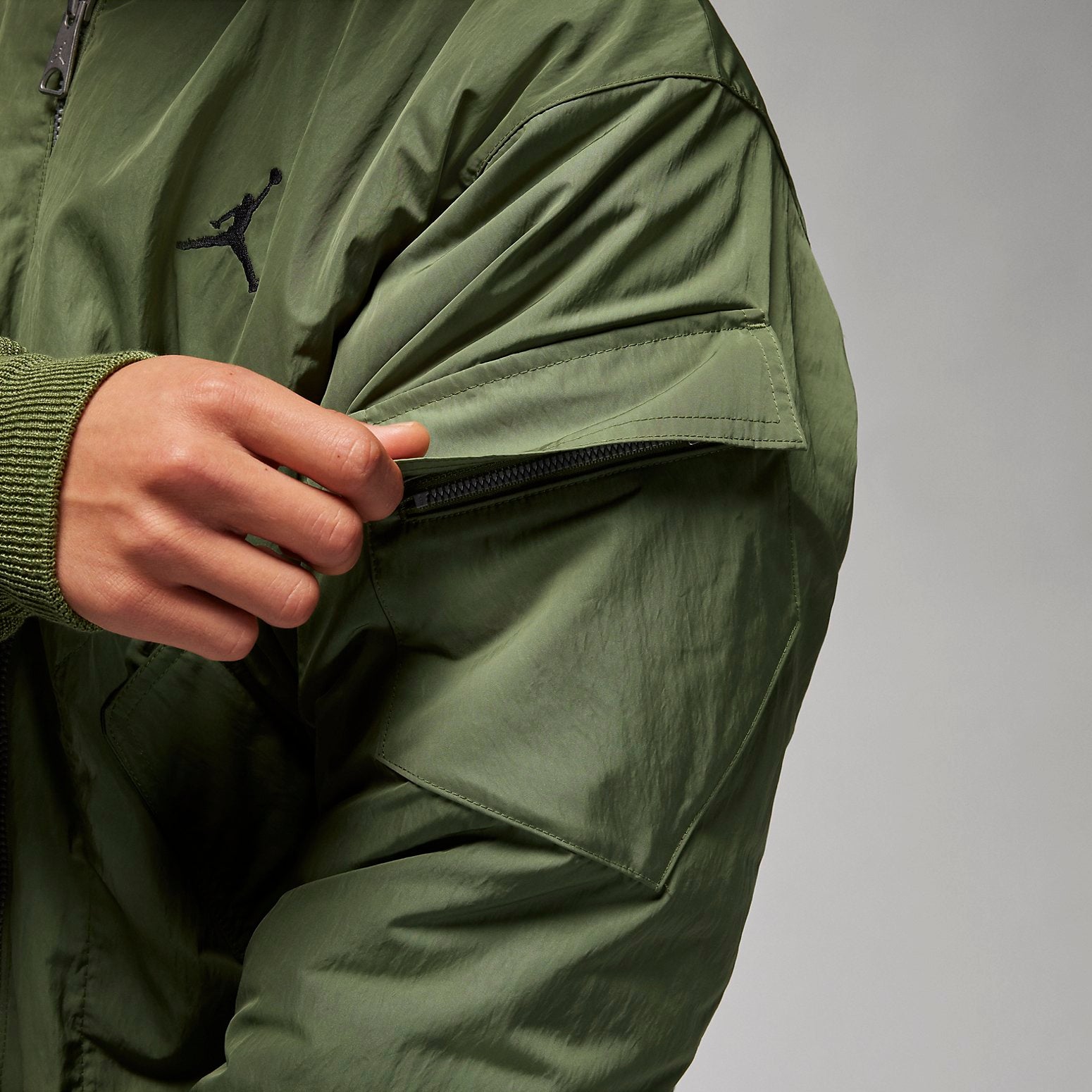 Air Jordan Essentials Renegade-Jacket 'Green' FB7317-340