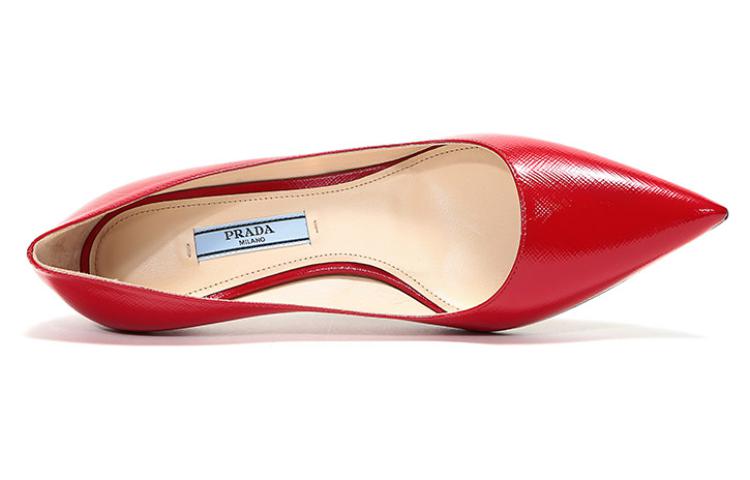 (WMNS) PRADA Pointed Saffiano Leather Heels 'Red' 1I834I_3A9S_F0011_F_065