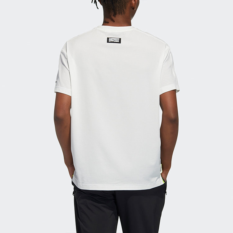 adidas Gw Ss Tee Outdoor Round Neck Pullover Sports Short Sleeve White T-Shirt HB8914