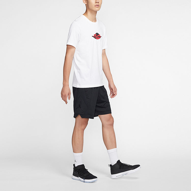 Air Jordan Authentic Triangle BasketballTraining Shorts For Men Black DA6792-010