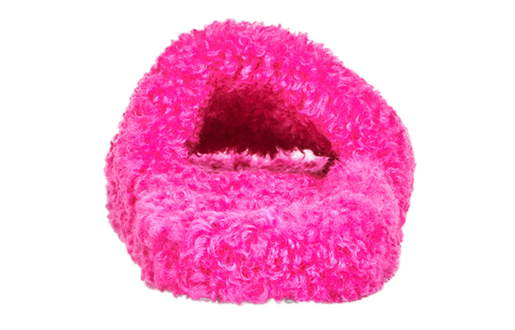 (WMNS) Balenciaga Furry Slides 'Pink' 654261W2DO15096