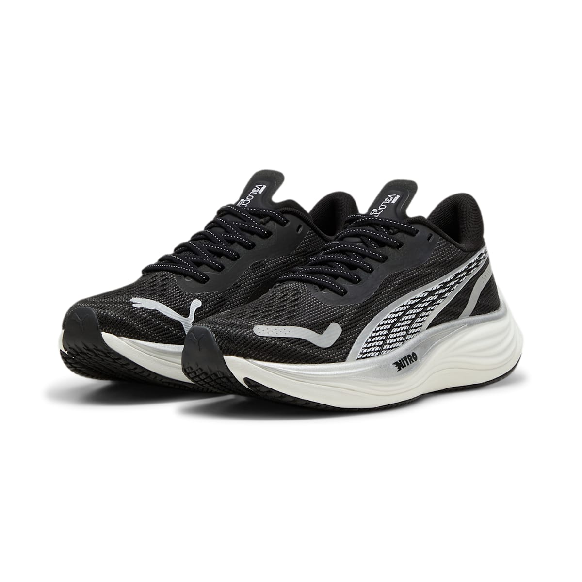 (WMNS) PUMA Velocity Nitro 3 'Black Silver' 377749-01