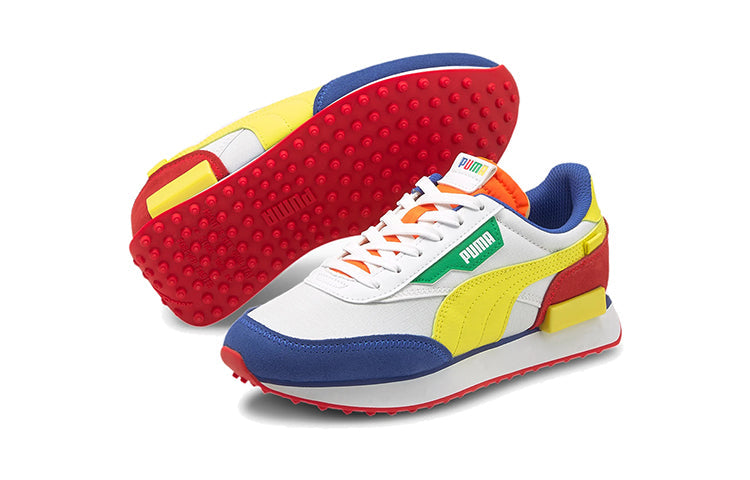 (GS) PUMA Future Rider Play On 'White Multi' 372349-10