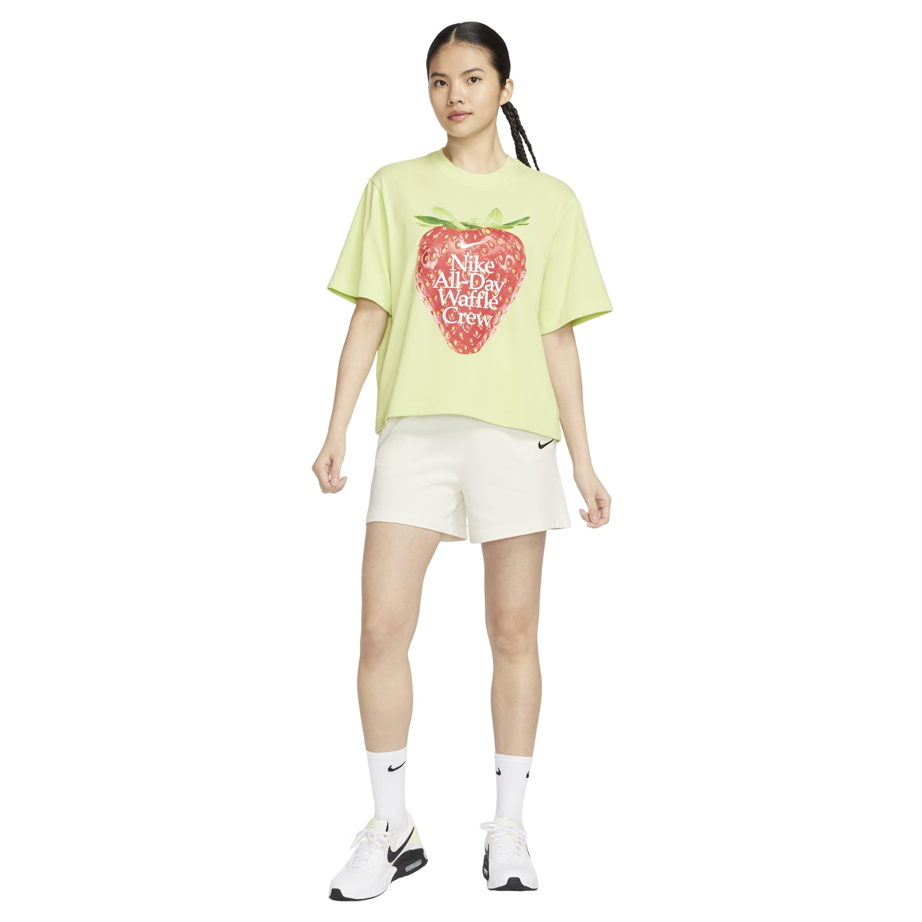 (WMNS) Nike Nsw Jersey Shorts 'White' DM6729-133