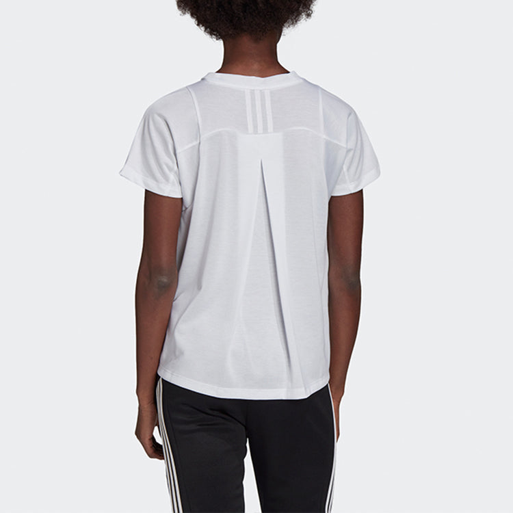 (WMNS) adidas Back Short Sleeve White FL1829