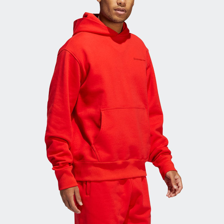 adidas x Pharrell Humanrace Small Logo Hoodie 'Red' HF9903