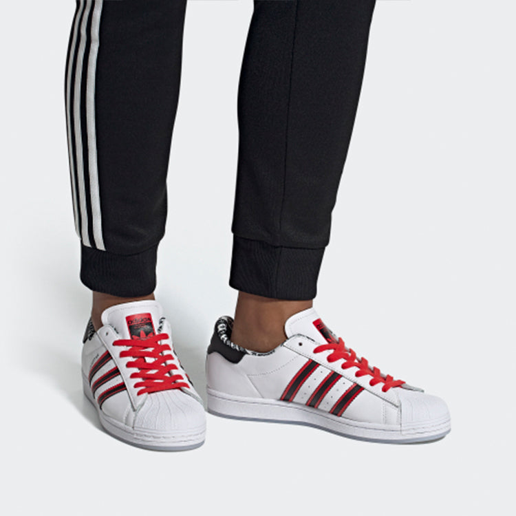 adidas originals Superstar Cloud 'White/Core Black/Red' FW6593