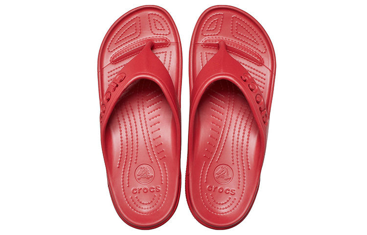Crocs Baya Minimalistic Casual Flat Flip-Flops Red 11999-6EN