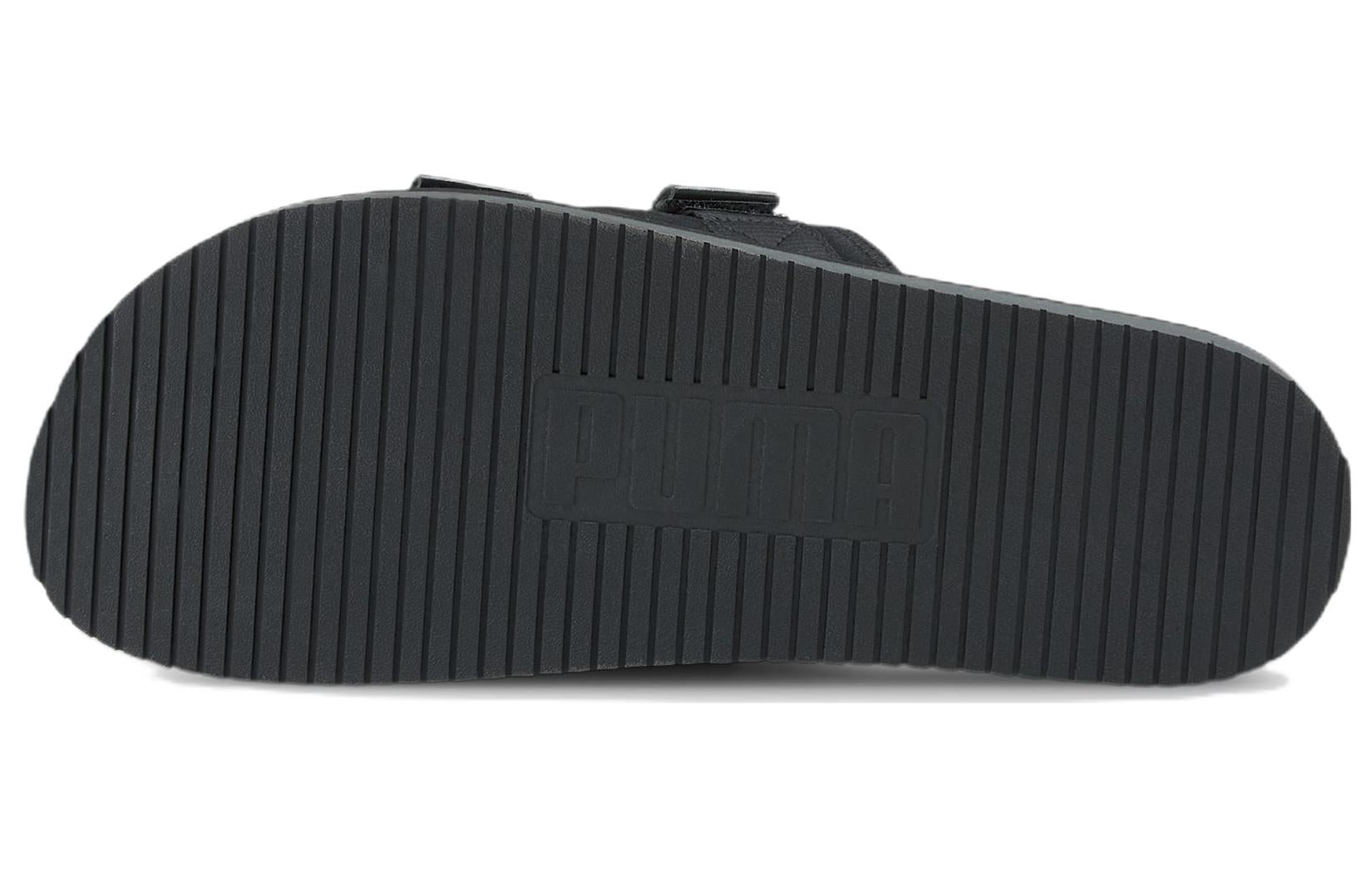 PUMA Bribe Tech Sports Slippers Unisex Black 384873-01