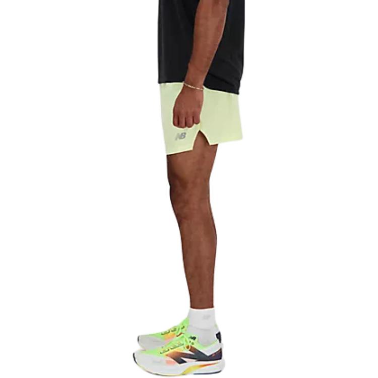 New Balance RC Short 5" Asia Sizing 'Spotlight Yellow' MS41286LLT