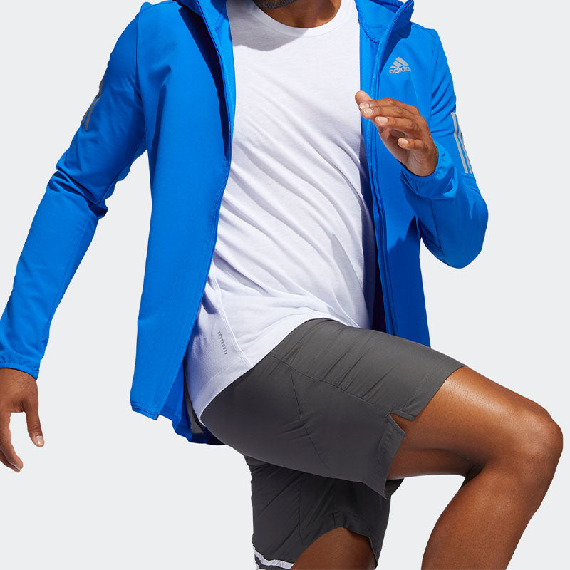 adidas OWN THE RUN JKT Running Sports Jacket Blue FR0801