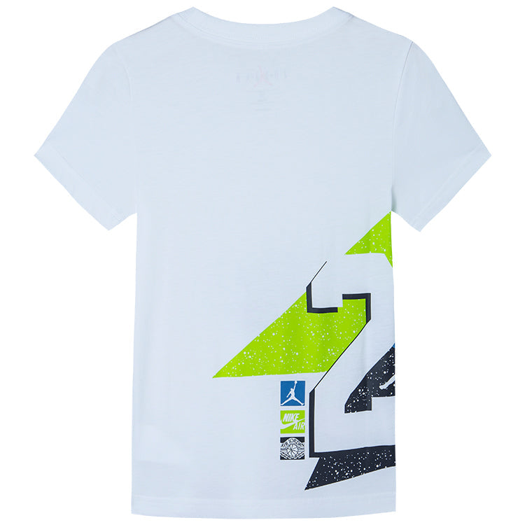 (PS) Air Jordan Cotton Jumpman T-Shirt 'White Blue' JD2022061GS-002
