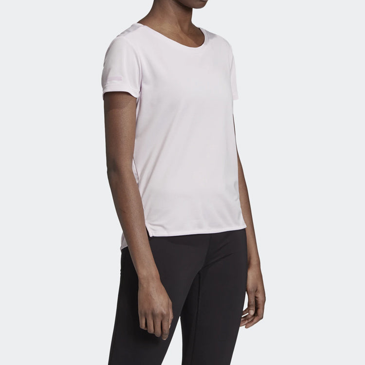 (WMNS) adidas Climachill Training Sports Round Neck Short Sleeve 'Pink' EI6384