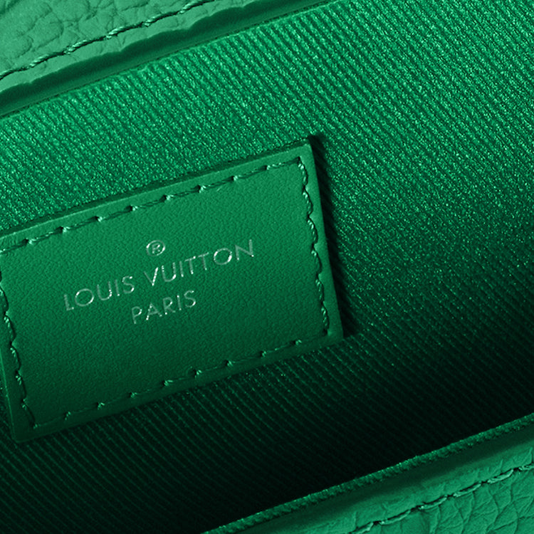 LOUIS VUITTON Steamer Wearable Wallet Monogram Taurillon Leather 'Vert' M82918