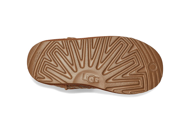(PS) UGG Classic II Glitter Leopard Fleece Lined Brown 1112388T-CHE