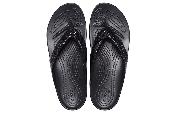 Crocs Kadee II Light Cozy Flip-Flops Unisex Black 207314-001