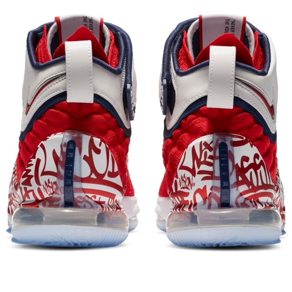 Nike LeBron 17 EP 'LeBron 4 Red Graffiti' CT6052-600