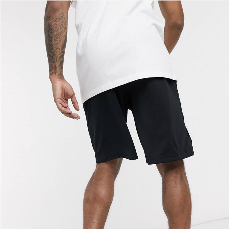 Nike swoosh LOGO Printing Basketball Athleisure Casual Sports Shorts Black BV9385-011