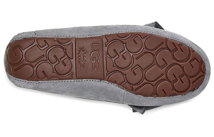 (WMNS) UGG Clara Glam Bow Slip on Grey 1103131-GYS
