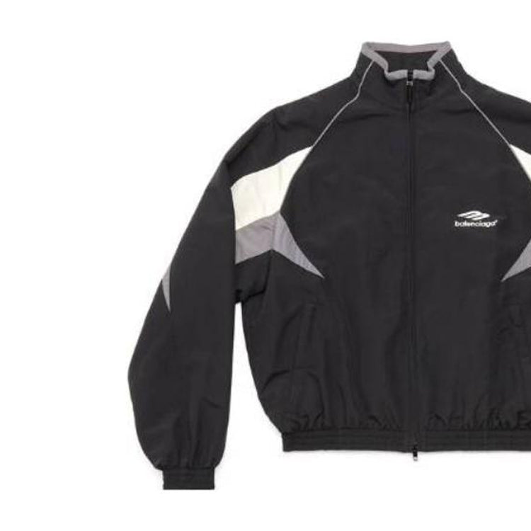 Balenciaga 3B Sports Icon Tracksuit Jacket 'Black' 751726TOO481000