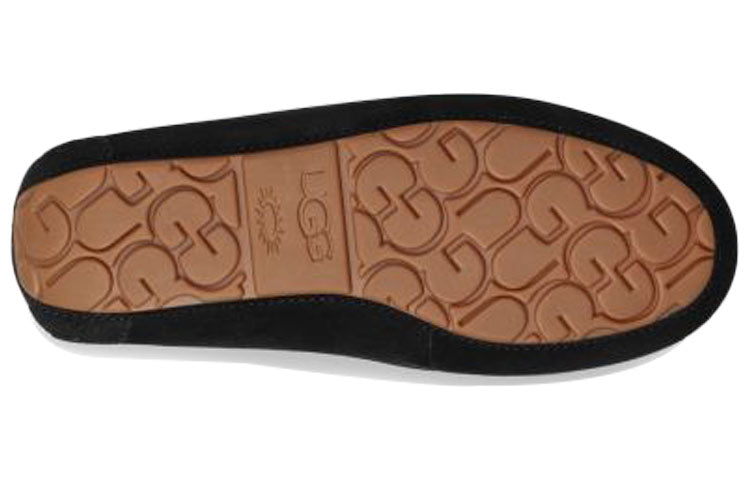 (WMNS) UGG Ansley Twinface Bow 'Black' 1118958-BLK