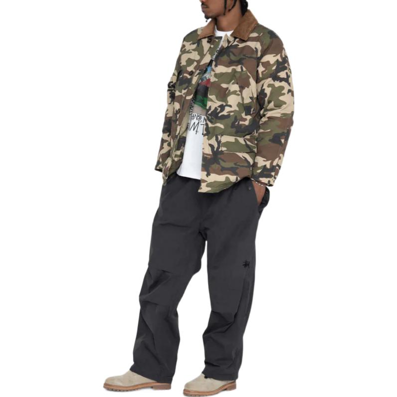 Stussy x Denim Tears Ripstop Down Army Jacket 'Camo' 315296
