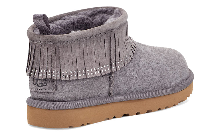 (WMNS) UGG Ultra Mini Fringe Bling 'Purple Grey' 1121576-SHA