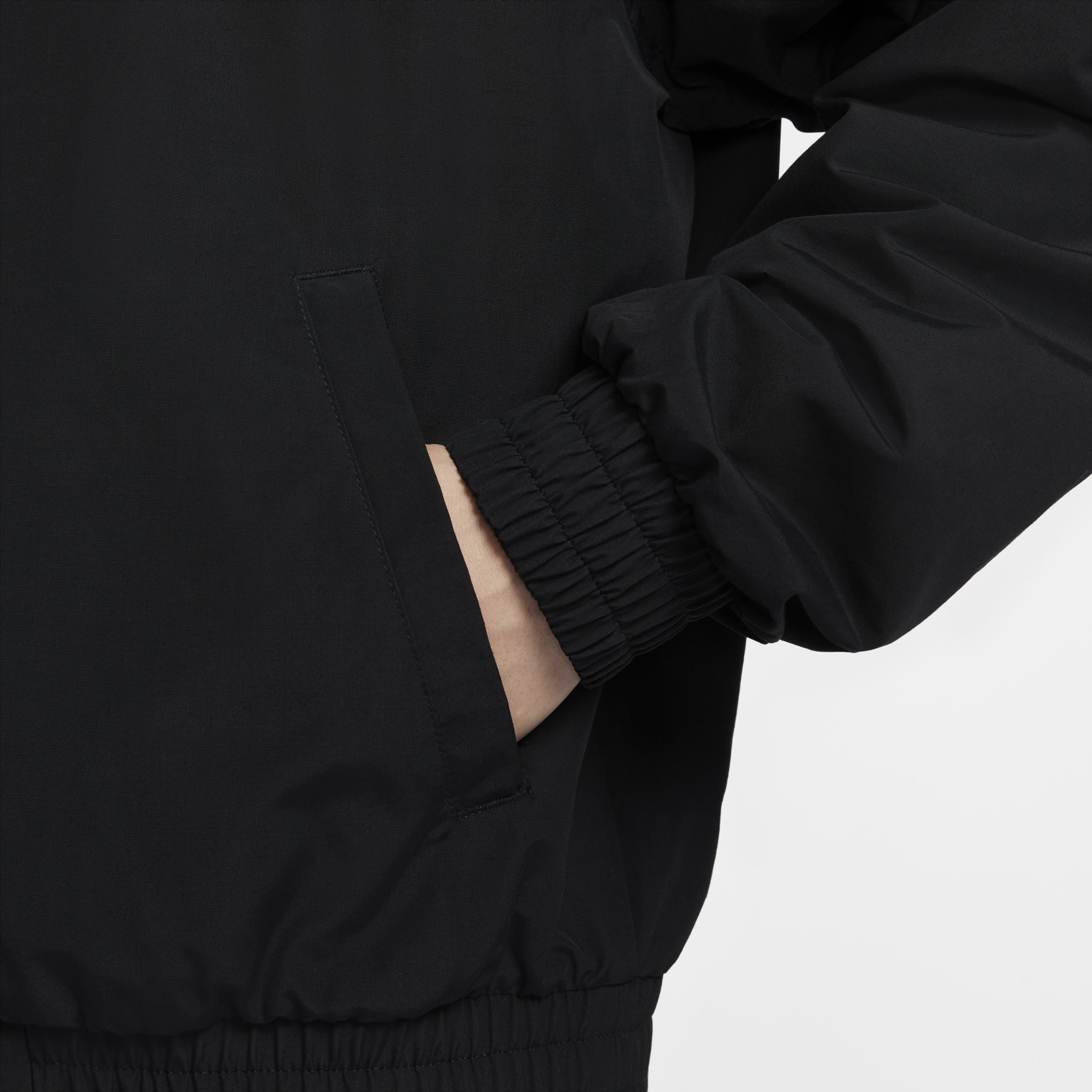 Nike Club Futura Jackets Asia Sizing 'Black White' FZ0657-010