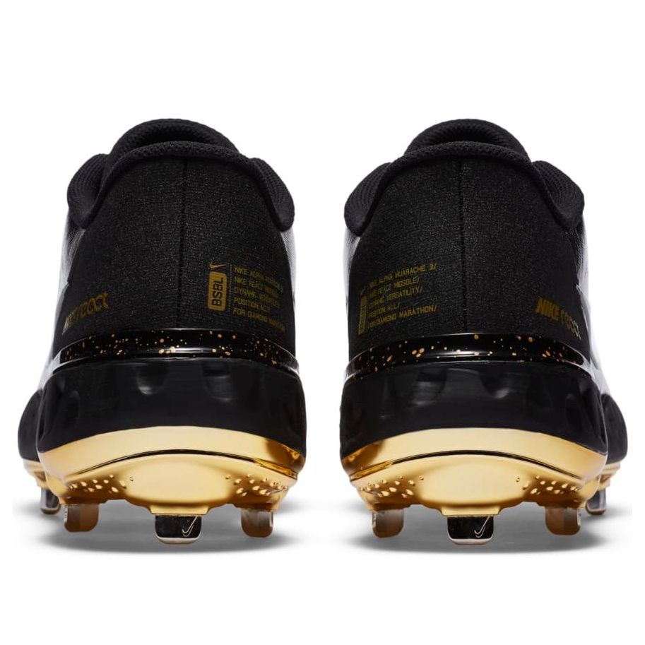 Nike Alpha Huarache Elite 3 Low Premium 'Black Metallic Vivid Gold' CV3553-001