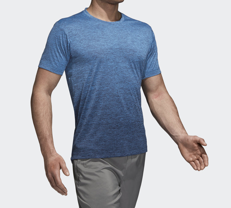 adidas FreeLift gradi Gradient Training Sports Short Sleeve Navy Blue CX0218