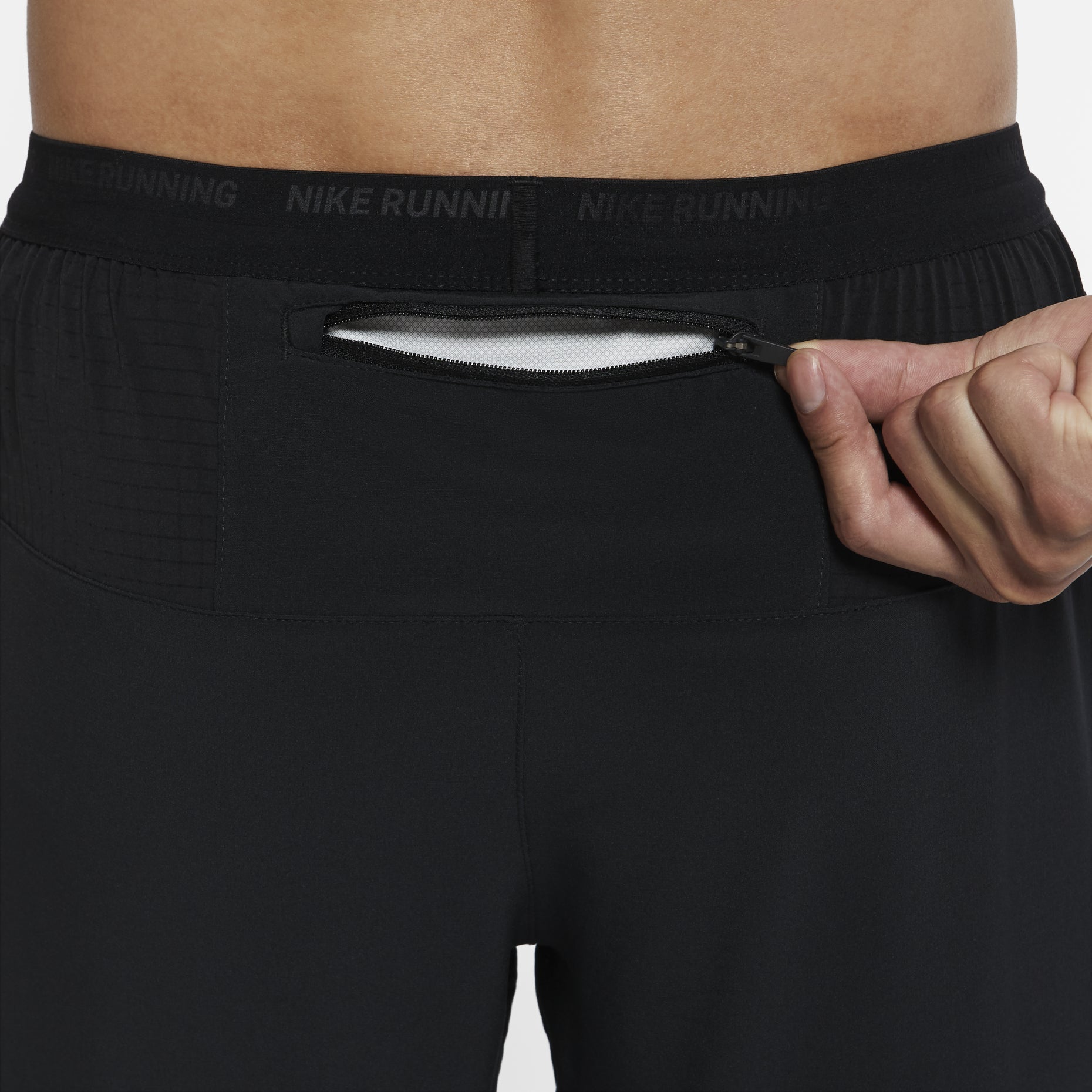 Men's Nike Casual Micro Mark Printing Straight Solid Color Reflective Sports Pants/Trousers/Joggers Autumn Black DQ4746-010