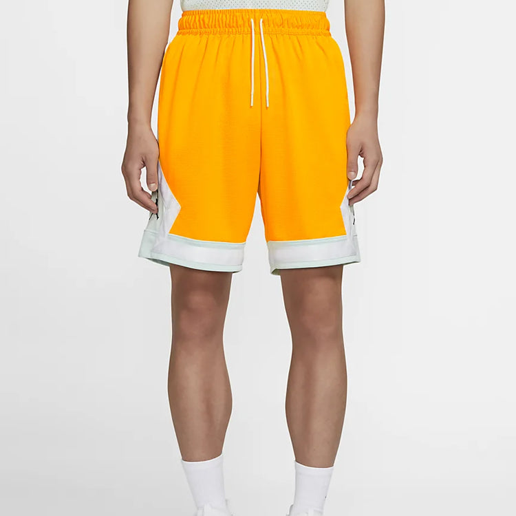Air Jordan Jumpman Diamond Basketball Shorts For Men Orange CV6023-845