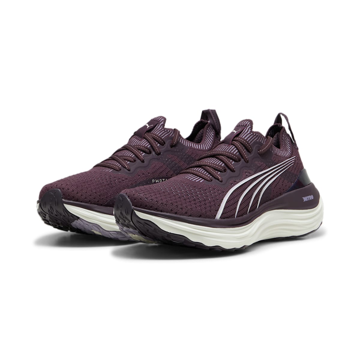(WMNS) PUMA ForeverRun NITRO Knit 'Midnight Plum Vapor Grey' 379140-10