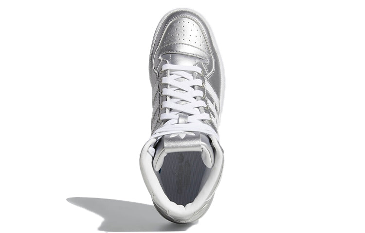 (WMNS) adidas originals Forum Mid 'Silver White' D98185