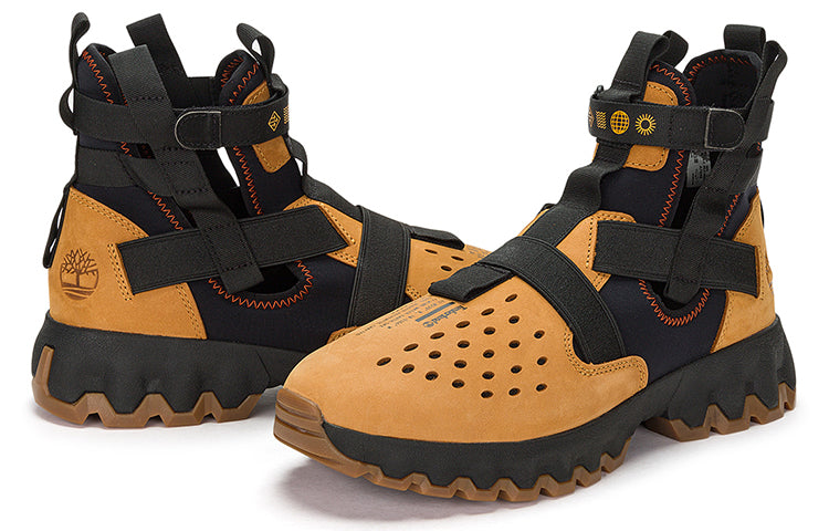 Timberland Greenstride Edge Lace Up Boot Sandals 'Wheat Black' A5QZCW