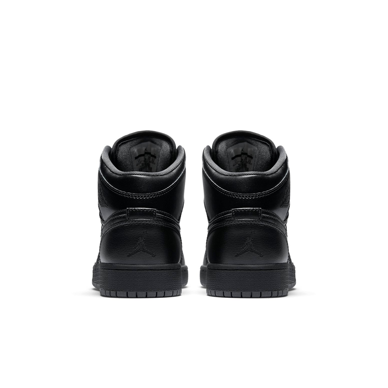 (GS) Air Jordan 1 Retro Mid 'Black Dark Grey Outsole' 554725-021
