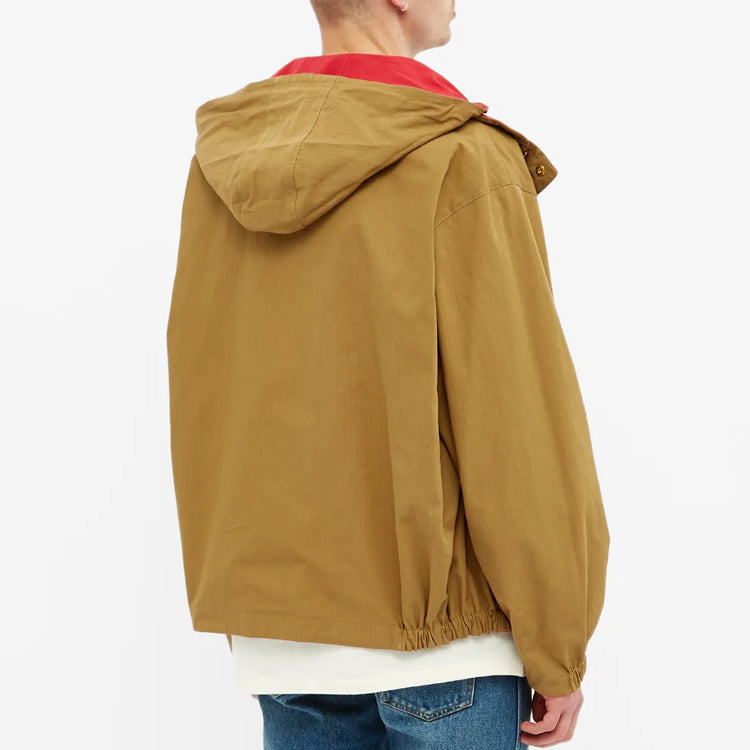 Gucci Reversible Logo Arm Hooded Jacket 'Red' 618902-ZAEOM-6082