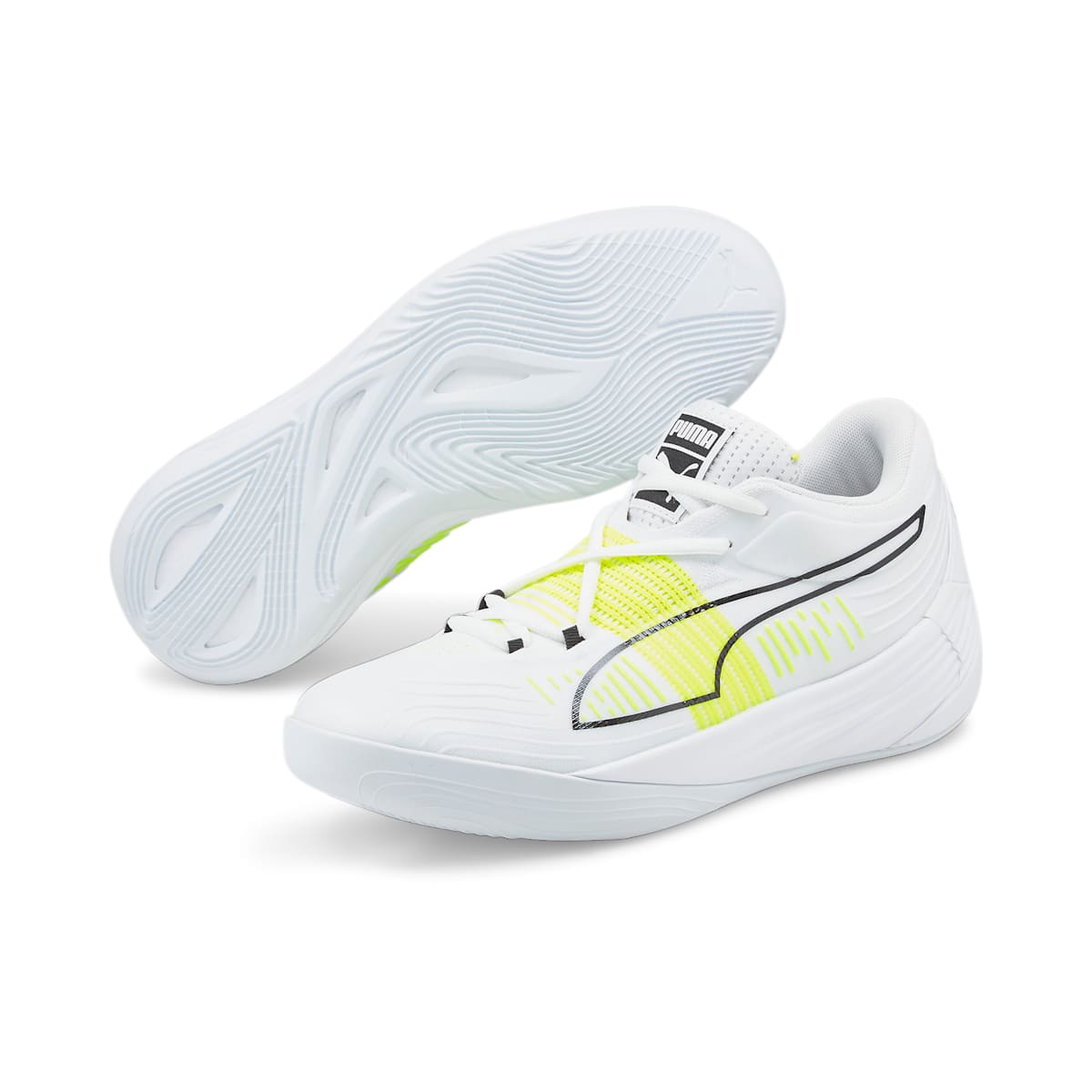 PUMA Fusion Nitro 'White Neon Yellow' 195514-12