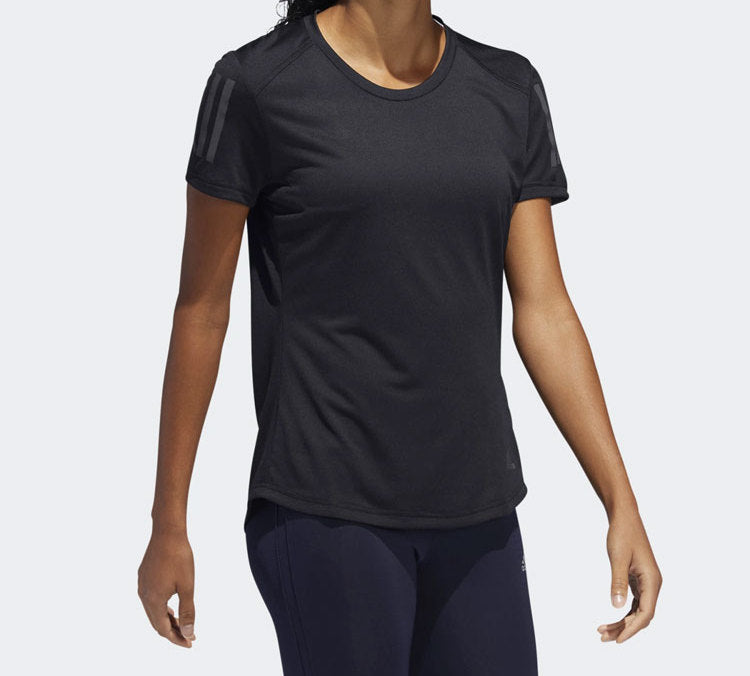 (WMNS) adidas OWN THE RUN Climalite Running Short-sleeve Tee Black DQ2630