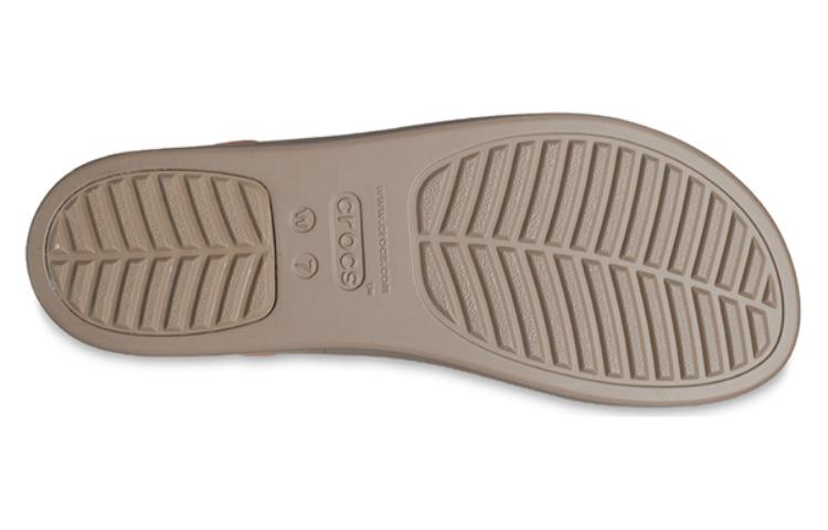 (WMNS) Crocs Brooklyn Studded Low Wedge 'Cork Mushroom' 209254-2DH