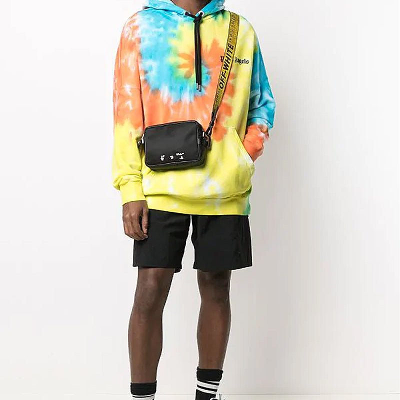 Off-White Logo Printing Series Camera Bag Black OMNQ003R21FAB0011001
